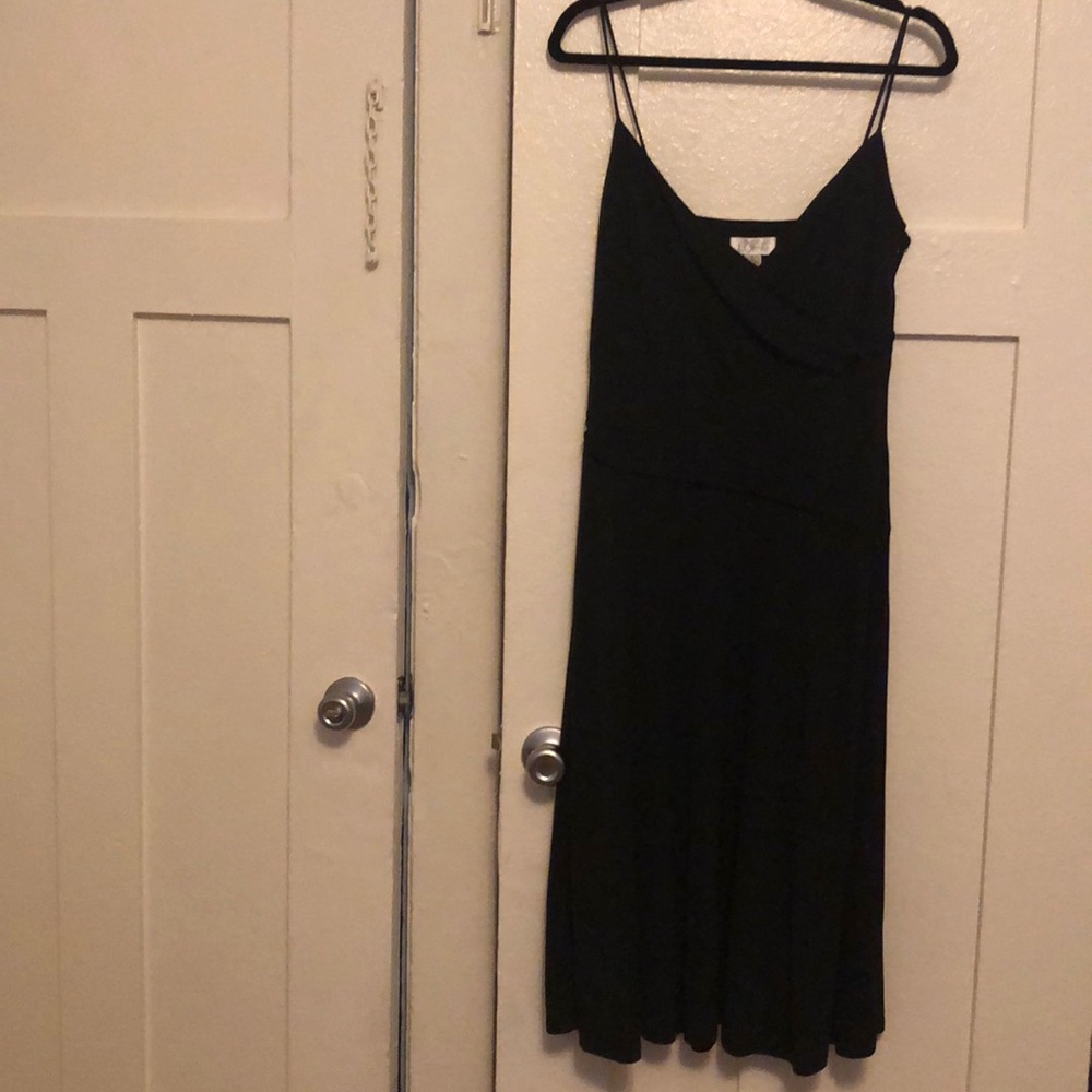 Ann Taylor long evening gown black size 6